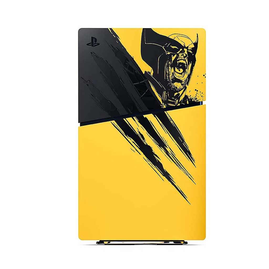 Sony Playstation 5 Slim Digital Edition 825GB Marvel's Wolverine Battle Yellow Limited Edition Bundle.