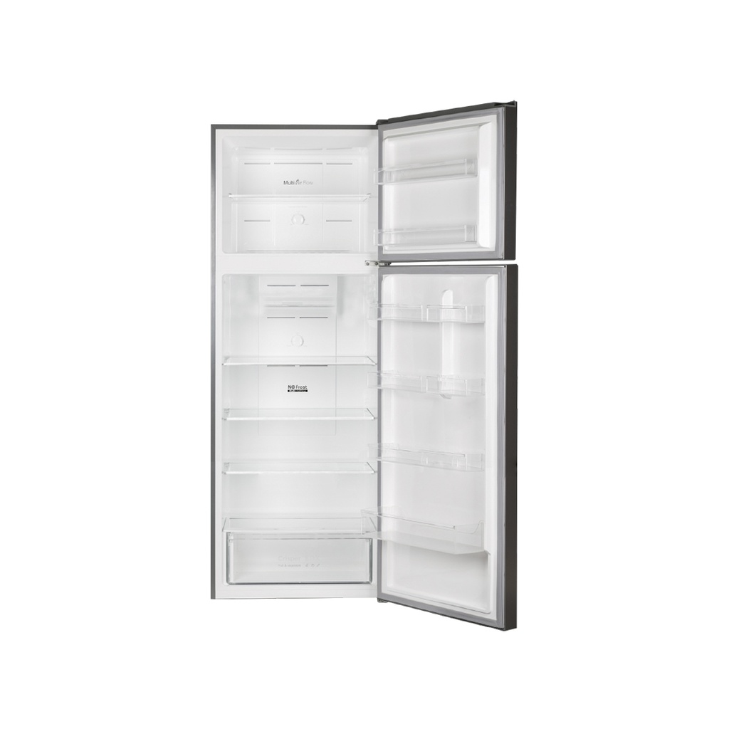 Aiwa Nevera Refrigeradora Top Mount, 16.5 CuFt, Acero Inoxidable.