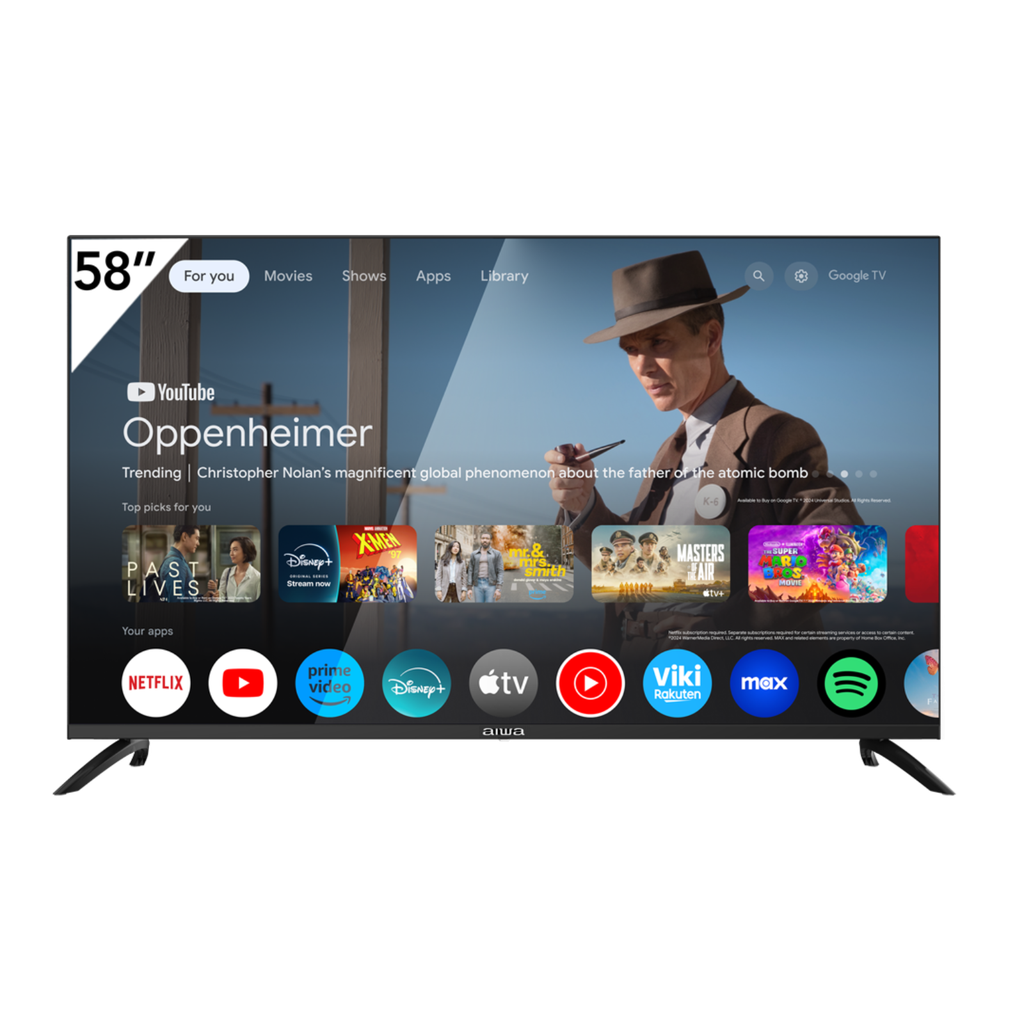 Aiwa 58", 4K Smart Tv Google Tv