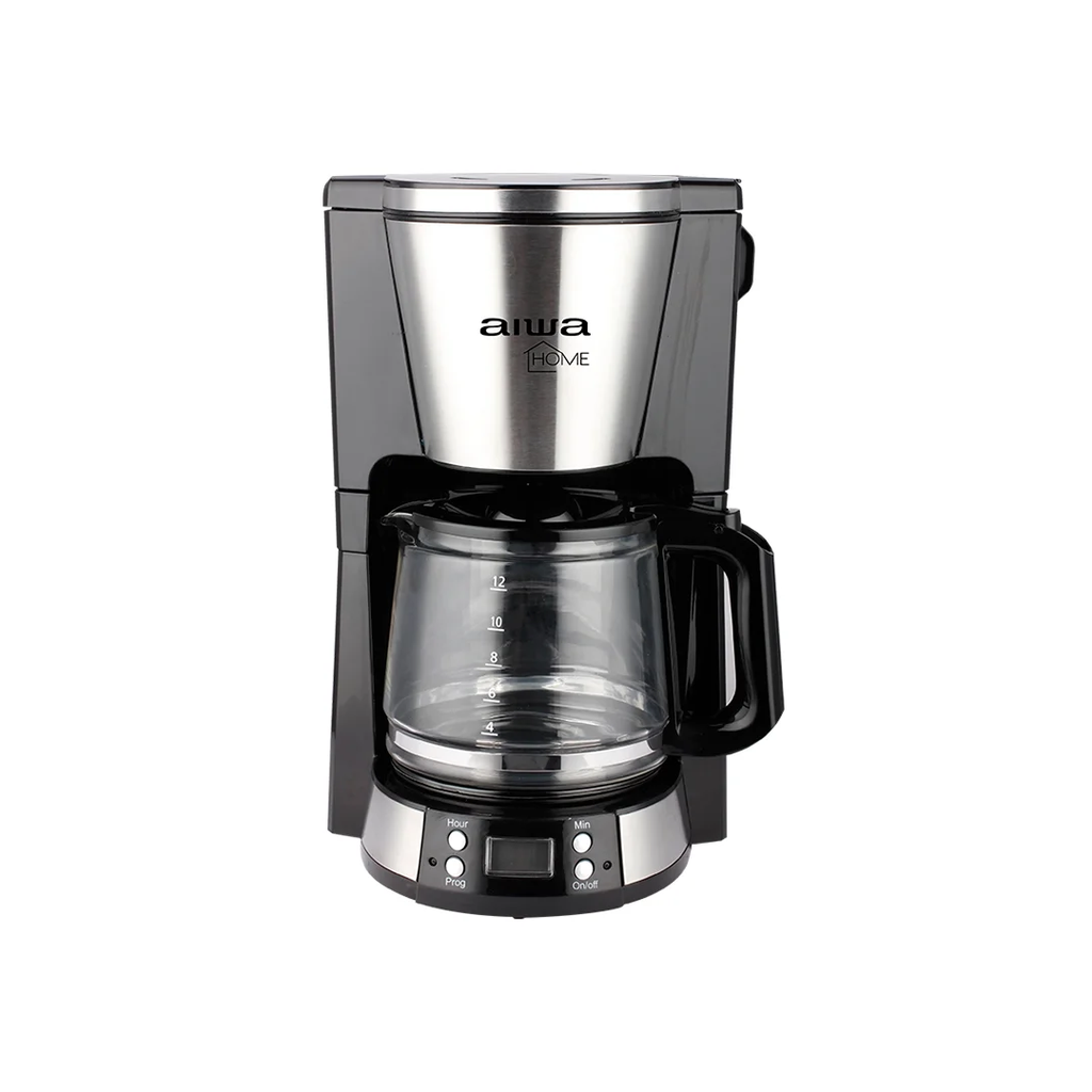 Aiwa Easy Life AWHCMD1501, Cafetera de 12 tazas con filtro permanente programable.