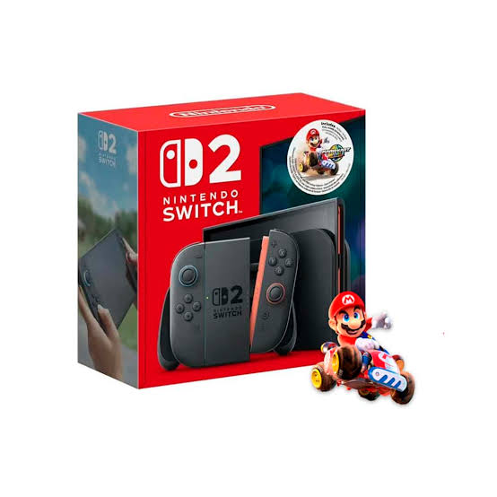 Nintendo Switch 2 Mario Kart World Bundle (USA) Black.